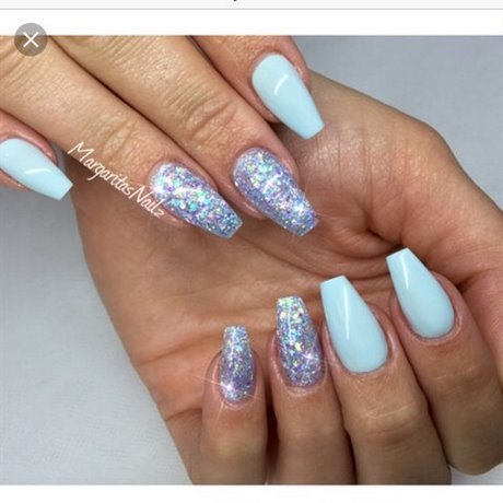 silver-glitter-nails-28_19 Unghii cu sclipici de argint