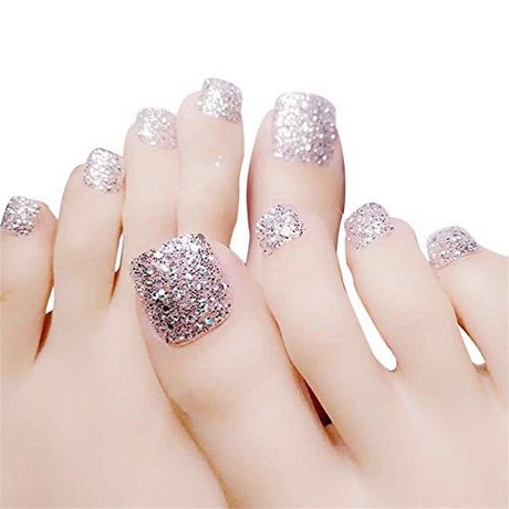 silver-glitter-toe-nails-25_16 Argint sclipici toe cuie
