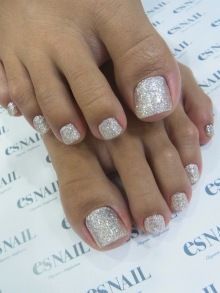 silver-glitter-toe-nails-25_6 Argint sclipici toe cuie
