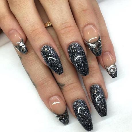 silver-sparkle-acrylic-nails-87_12 Argint sparkle unghii acrilice