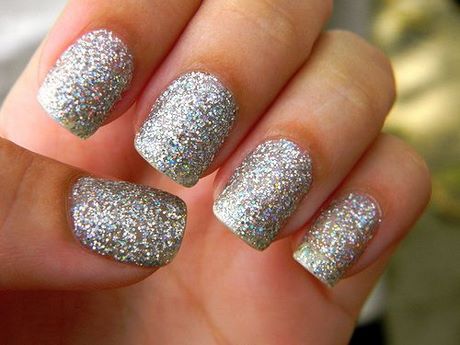 silver-sparkle-nail-polish-17_16 Lac de unghii Silver sparkle