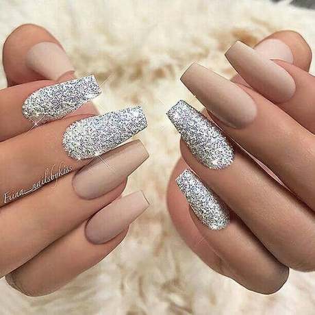 silver-sparkly-nails-11_6 Argint unghii sclipitoare