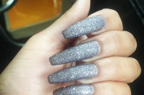 sparkly-matte-nails-74_9 Unghii mată strălucitoare