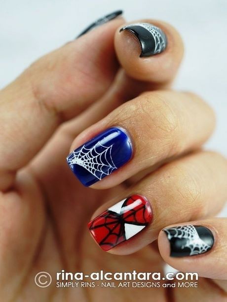 superhero-nail-designs-08_3 Modele de unghii super-erou