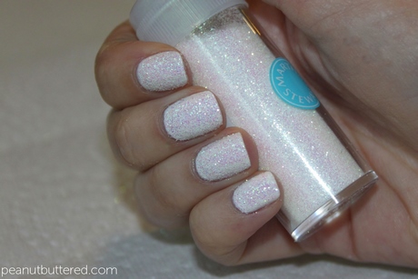 white-glitter-for-nails-12_18 Sclipici alb pentru unghii