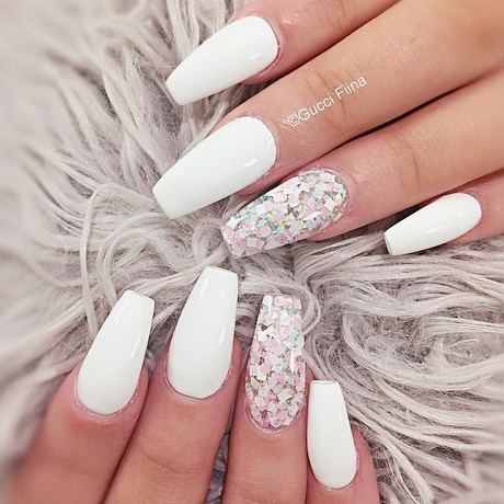 white-glitter-for-nails-12_6 Sclipici alb pentru unghii