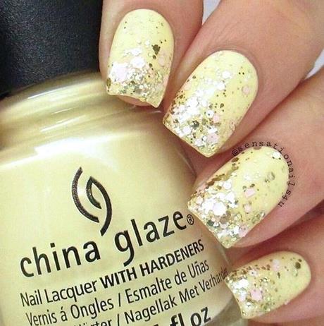 yellow-glitter-nails-67_13 Unghii cu sclipici galbene