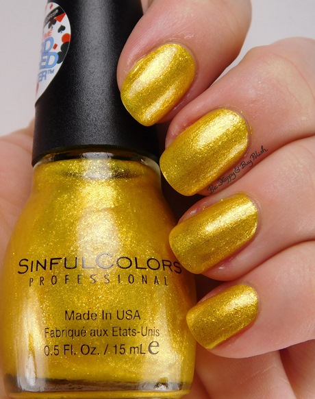 yellow-glitter-nails-67_15 Unghii cu sclipici galbene