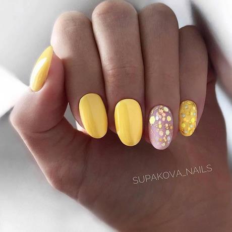 yellow-glitter-nails-67_8 Unghii cu sclipici galbene