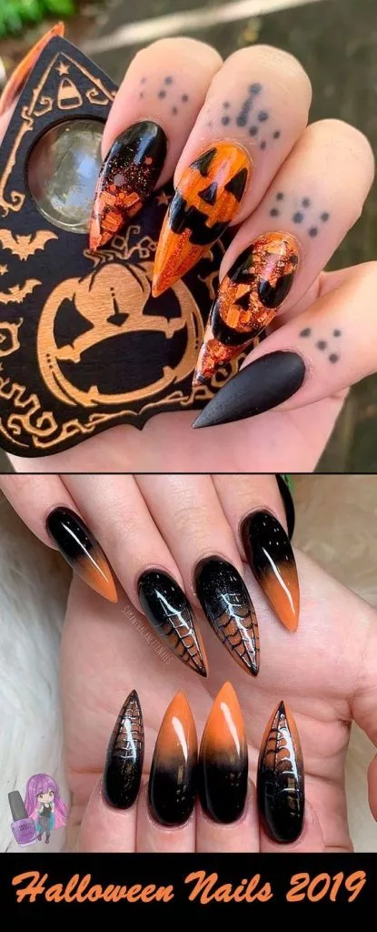 cute-halloween-nail-designs-2023-82-2 Modele drăguțe de unghii de halloween 2023