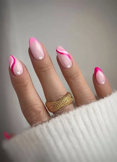 cute-pink-nail-designs-2023-52_10-3 Modele drăguțe de unghii roz 2023
