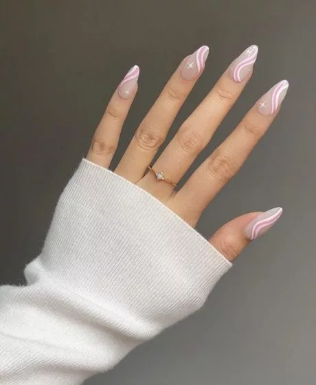 nail-designs-2023-pink-and-white-82-1 Modele de unghii 2023 roz și alb