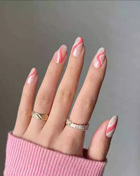 nail-designs-2023-pink-and-white-82_2-12 Modele de unghii 2023 roz și alb