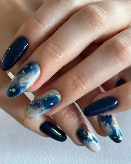 navy-blue-nail-designs-2023-47_13-6 Modele de unghii bleumarin 2023