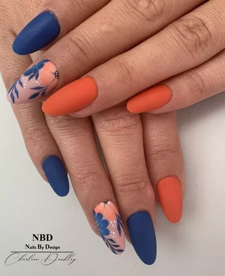 orange-nail-designs-2023-short-nails-87_8-18 Modele de unghii portocalii 2023 unghii scurte