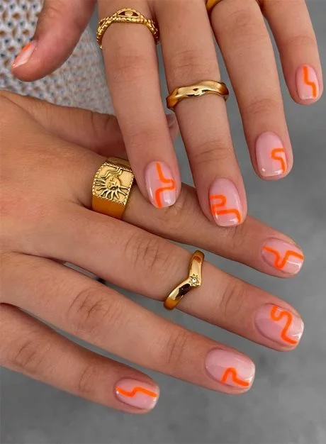 orange-nail-designs-2023-short-01_4-11 Modele de unghii portocalii 2023 scurt