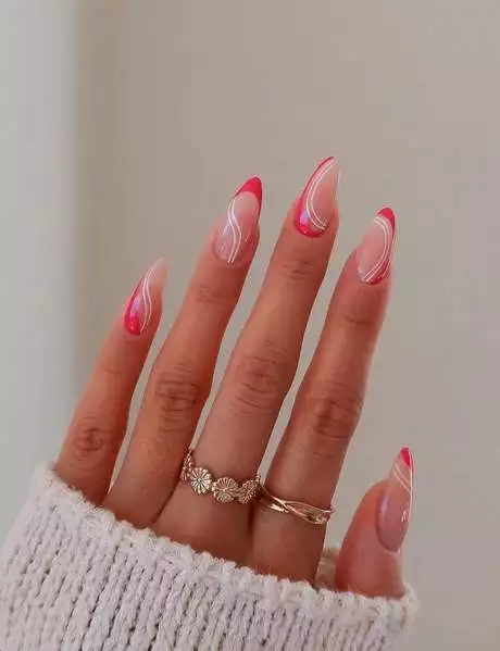 pink-and-white-nail-designs-2023-36_6-16 Modele de unghii roz și alb 2023