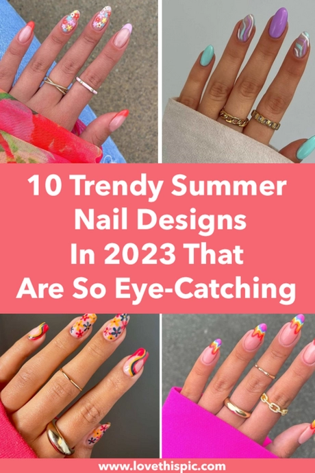trendy-summer-nail-designs-2023-86-3 Modele de unghii de vară la modă 2023