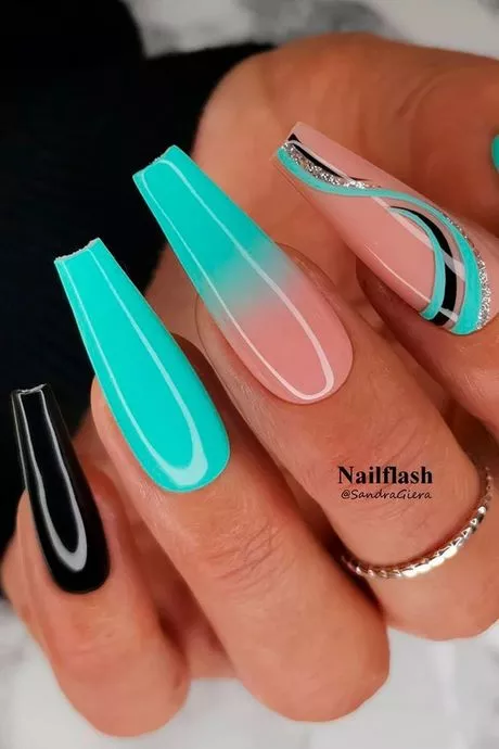 turquoise-nail-designs-2023-19_3-11 Modele de unghii turcoaz 2023