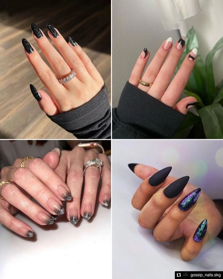 2023-black-nail-designs-001 Modele de unghii negre 2023