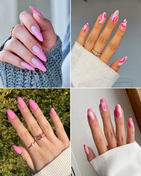 cute-pink-nail-designs-2023-001 Modele drăguțe de unghii roz 2023