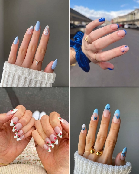 nail-designs-summer-2023-blue-001 Modele de unghii vara 2023 albastru