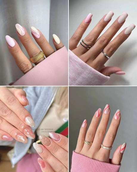 pink-and-white-nail-designs-2023-001 Modele de unghii roz și alb 2023