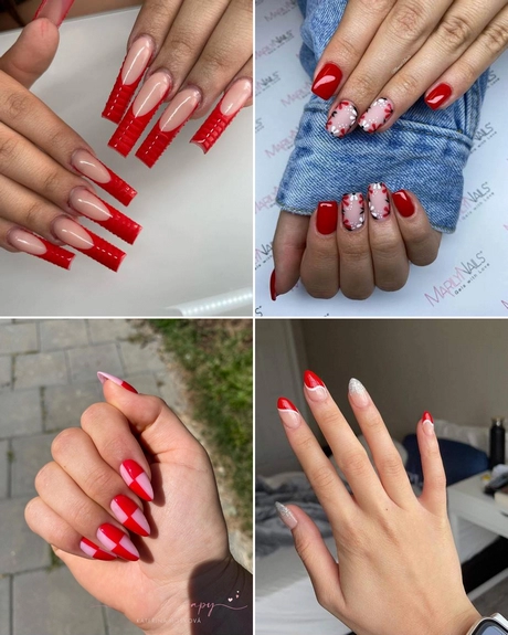 red-and-white-nail-designs-2023-001 Modele de unghii roșii și albe 2023