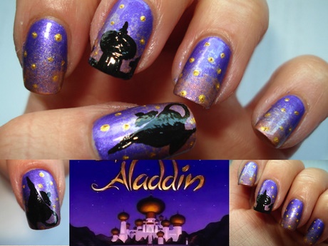 aladdin-nail-art-14 Aladdin nail art