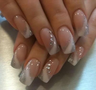 all-white-nail-designs-47_11 Toate modelele de unghii albe