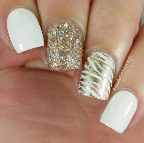 all-white-nail-designs-47_7 Toate modelele de unghii albe