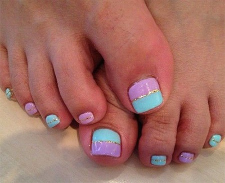 basic-toe-nail-designs-28_18 Modele de unghii de bază