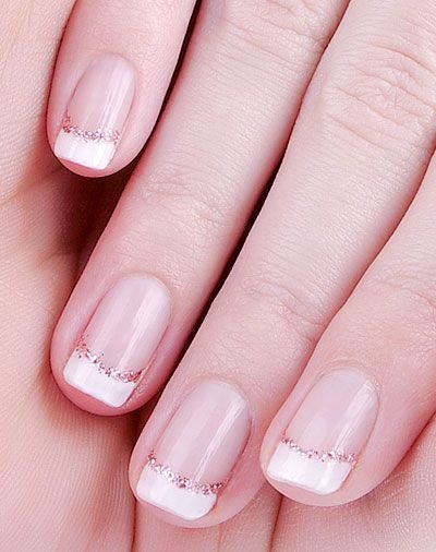 beautiful-french-manicure-nails-34_5 Unghii frumoase de manichiură franceză