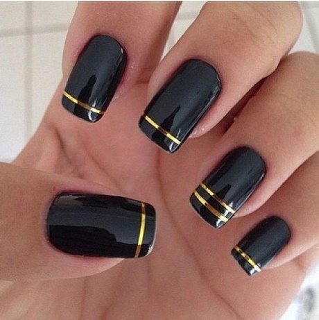 black-acrylic-nails-01_4 Unghii acrilice negre