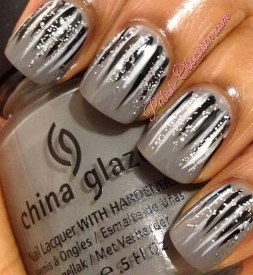 black-and-gray-nail-designs-32_17 Modele de unghii negre și gri