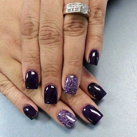 black-and-purple-nail-designs-70_6 Modele de unghii negre și violete