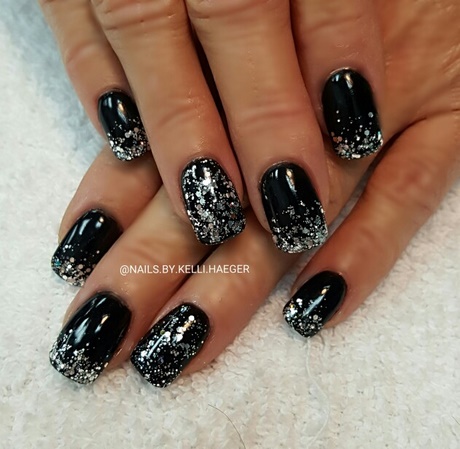 black-and-silver-nails-61_13 Unghii negre și argintii