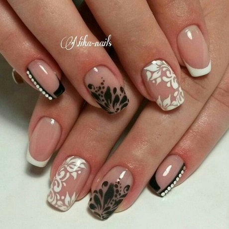 black-and-white-french-nails-58_18 Unghiile franceze alb-negru