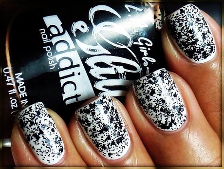 black-and-white-glitter-nails-78_14 Unghii cu sclipici alb-negru