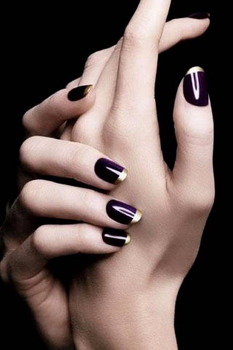 black-french-manicure-ideas-59_14 Idei de manichiură franceză neagră
