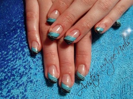 blue-french-manicure-nails-51_12 Albastru unghii manichiura frantuzeasca