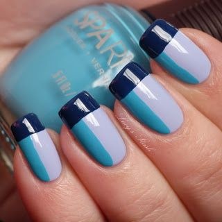 blue-french-manicure-nails-51_7 Albastru unghii manichiura frantuzeasca