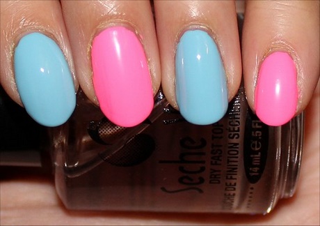 blue-pink-nails-36_8 Albastru unghii roz