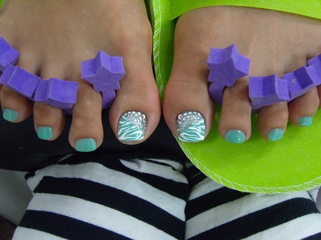 blue-toe-nail-designs-03_10 Albastru toe unghii modele