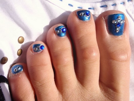 blue-toe-nail-designs-03_11 Albastru toe unghii modele