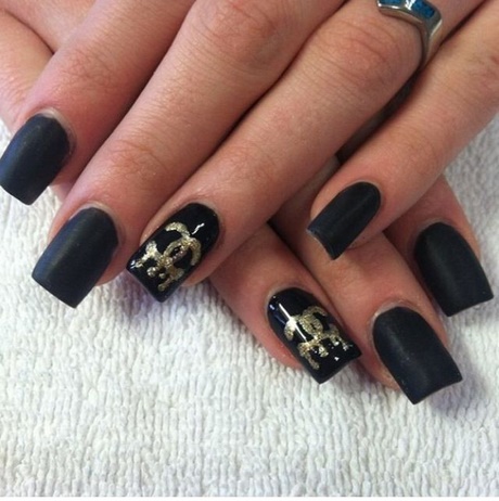 classy-black-nails-45_16 Elegant unghiile negre