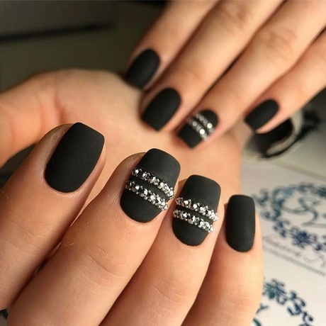 classy-black-nails-45_6 Elegant unghiile negre