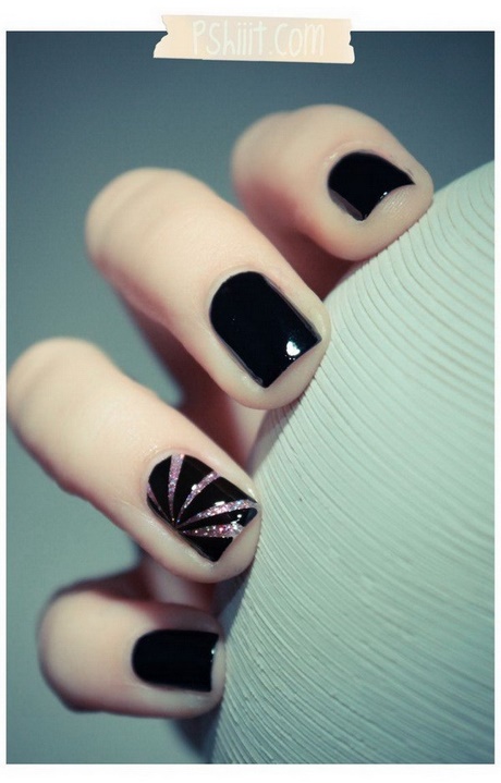 classy-black-nails-45_7 Elegant unghiile negre