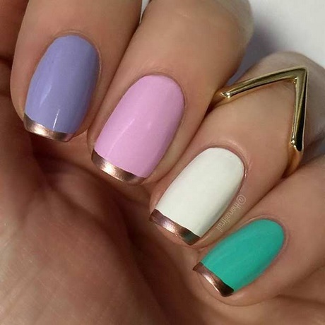 cool-french-manicure-ideas-15_9 Idei Cool de manichiură franceză