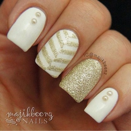 cute-gold-nails-77_7 Drăguț cuie de aur